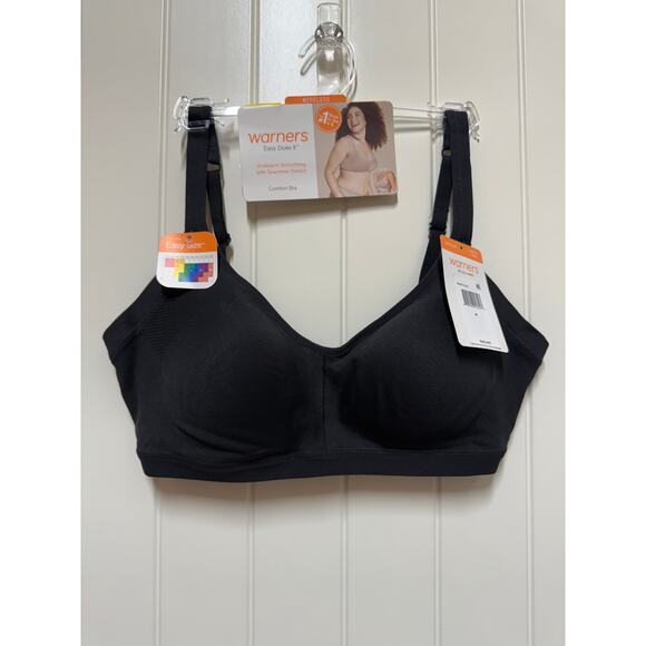 Warner's Underarm Smoothing With Seamless Stretch Wireless Lightly Lined Medium - Picture 2 of 7